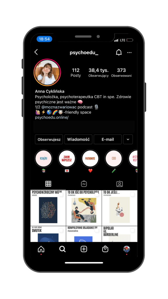 Najlepsze profile na Instagramie, które EDUKUJĄ i robią to DOBRZE - @psychoedu_