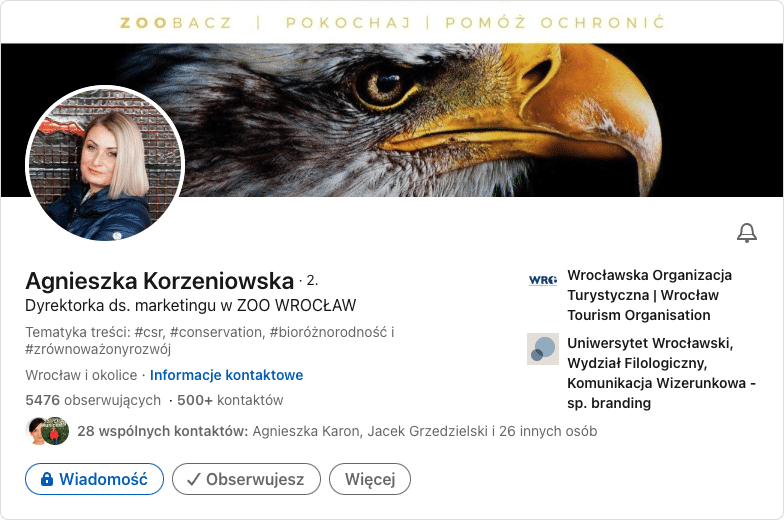 Agnieszka Korzeniowska Linkedin