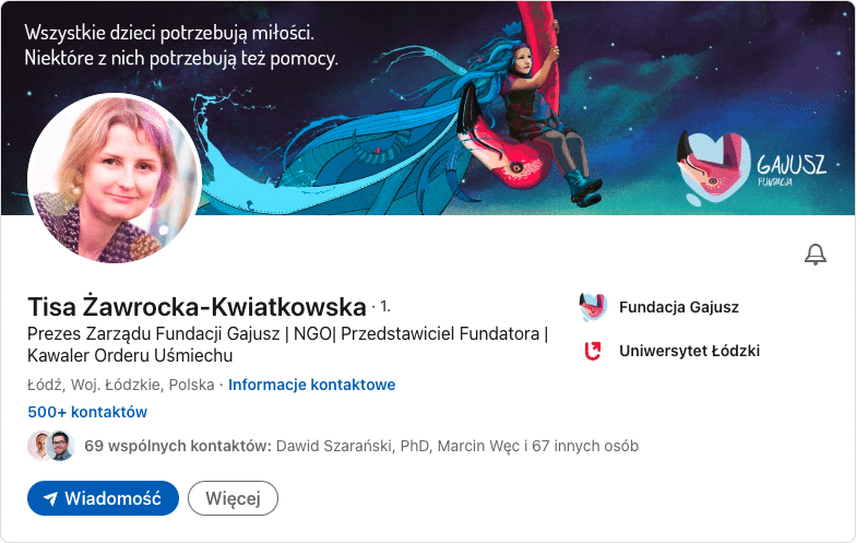 Tisa Żawrocka-Kwiatkowska Linkedin